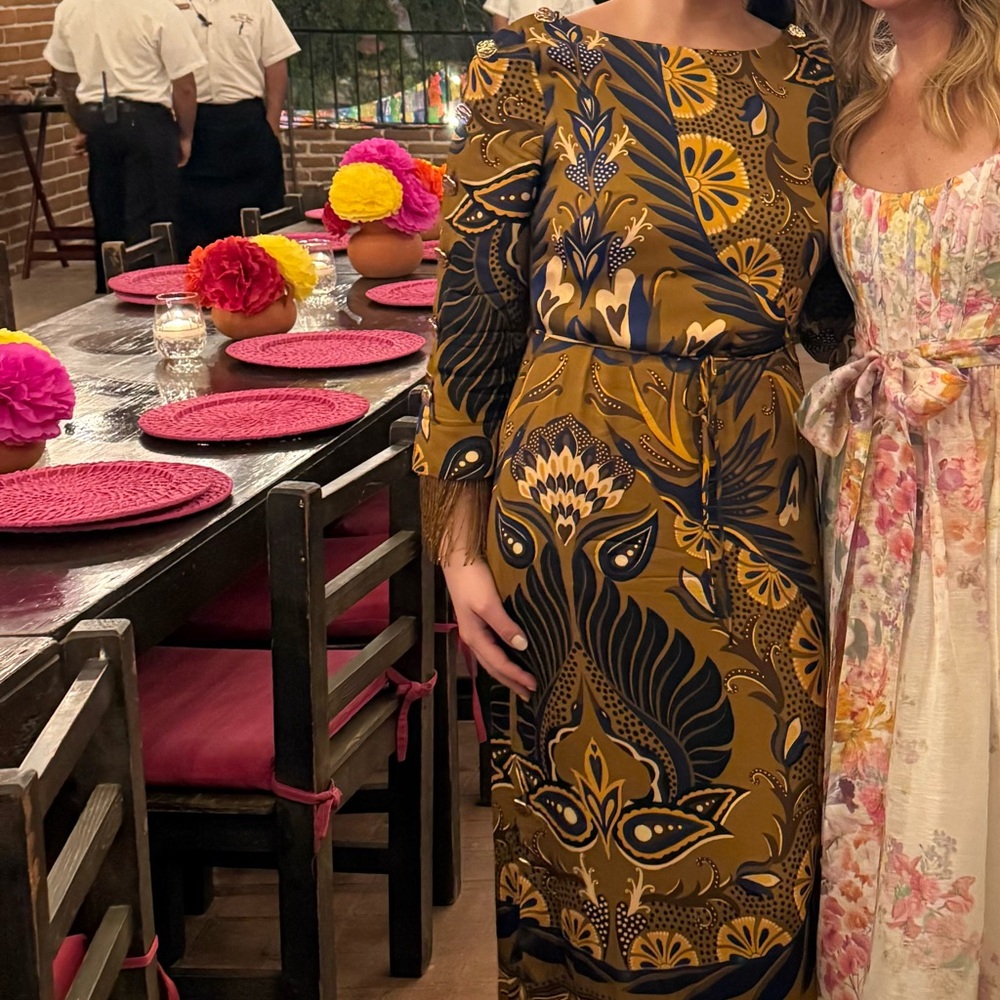 Gold Heart Forest Lenzin Maxi Dress - Picture 3 of 3